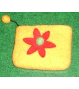 felt flower coin purse-1 Dozen