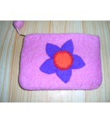 felt flower coin purse-1 Dozen