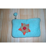 felt flower coin purse-1 Dozen