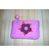 felt flower coin purse-1 Dozen