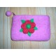 felt flower coin purse-1 Dozen