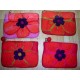 felt flower coin purse-1 Dozen