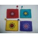embroidery felt coin purse-1 Dozen