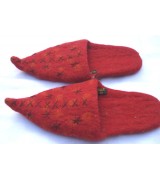 Felt hand crush slipper (36 number)-6 Pairs