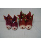 Felt kids shoe (18/19 number)-6 Pairs