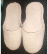 Natural felt slipper (36 number)-6 Pairs
