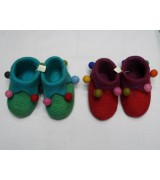 Felt kids shoes (20/21 number)-6 Pairs