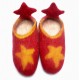Felt star shoes (36 number)-6 Pairs