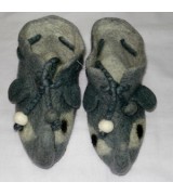 Felt kids shoes (24/25 number)-6 Pairs
