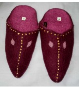 Felt beads work slipper (37 number)-6 Pairs