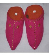 Felt beads work slipper (37 number)-6 Pairs