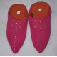 Felt beads work slipper (37 number)