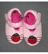 felt kids shoes(16/17 number)-6 Pairs