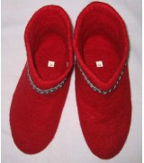 Felt plain colour shoes(41 number)-6 Pairs
