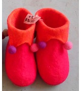 Felt kids shoes (24/25 number)-6 Pairs
