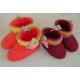 Felt flower full kids shoes(20/21 number)