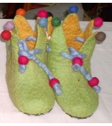 Felt kids shoes (24/25 number)-6 Pairs