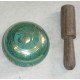 Green colour singing bowls