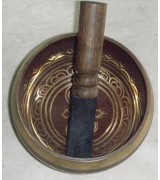 Red colour singing bowls