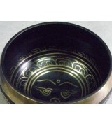 Black colour hand carved singing bowls