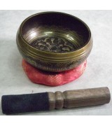 Black colour hand carved singing bowls