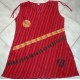 Sleev less cotton stripe dress-6 Pcs.