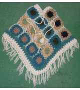 Woolen multi color poncho-3 Pcs.