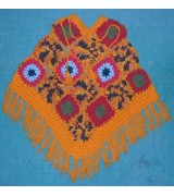 Woolen multi color poncho-3 Pcs.