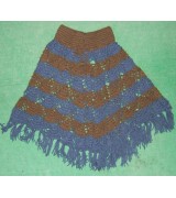 Hand knitted woolen ponchos-3 Pcs.