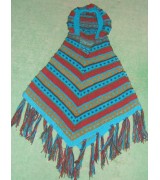 Woolen hooded poncho-3 Pcs.