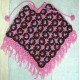 Woolen flower poncho-3 Pcs.
