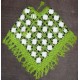 Woolen flower poncho-3 Pcs.