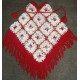Woolen flower poncho-3 Pcs.