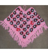 Woolen multi color poncho-3 Pcs.