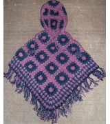 Woolen hooded poncho-3 Pcs.