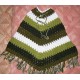 Woolen multi color poncho-3 Pcs.