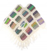 Woolen multi color poncho-3 Pcs.