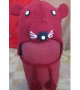 Woolen Animal Hats-6 Pcs.