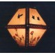 Flower 8 part lamp shades