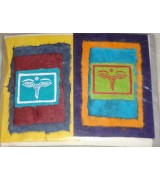 Handmade Buddha Eye Print Card-6 Packet