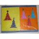 handmade color x-mas card-6 packet