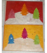 handmade color x-mas card-6 packet
