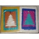 handmade color x-mas card-6 packet