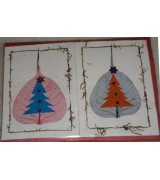 handmade color x-mas card-6 packet