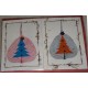 handmade color x-mas card-6 packet