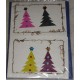 handmade color x-mas card-6 packet