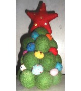 Christmas Felt Ball Tree With Star