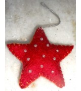 Felted Christmas Beaded Star