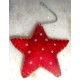 Felted Christmas Beaded Star