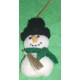 Felted Decorated Snowman 